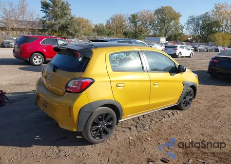 2023 Mitsubishi Mirage Black Edition/Ralliart/Se z USA, uszkodzony, nr VIN ML32AWHJ0PH001038